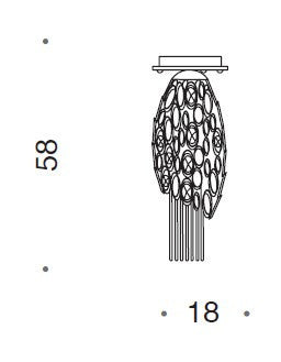 Canning Small Ceiling Light with LED in Base - ID 8195