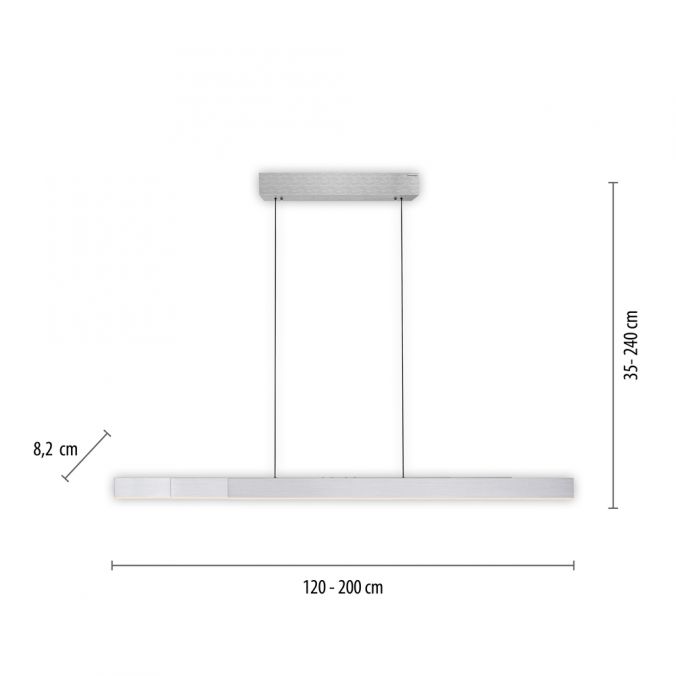 MOTRIS Remote-Controlled Adjustable LED Ceiling Light