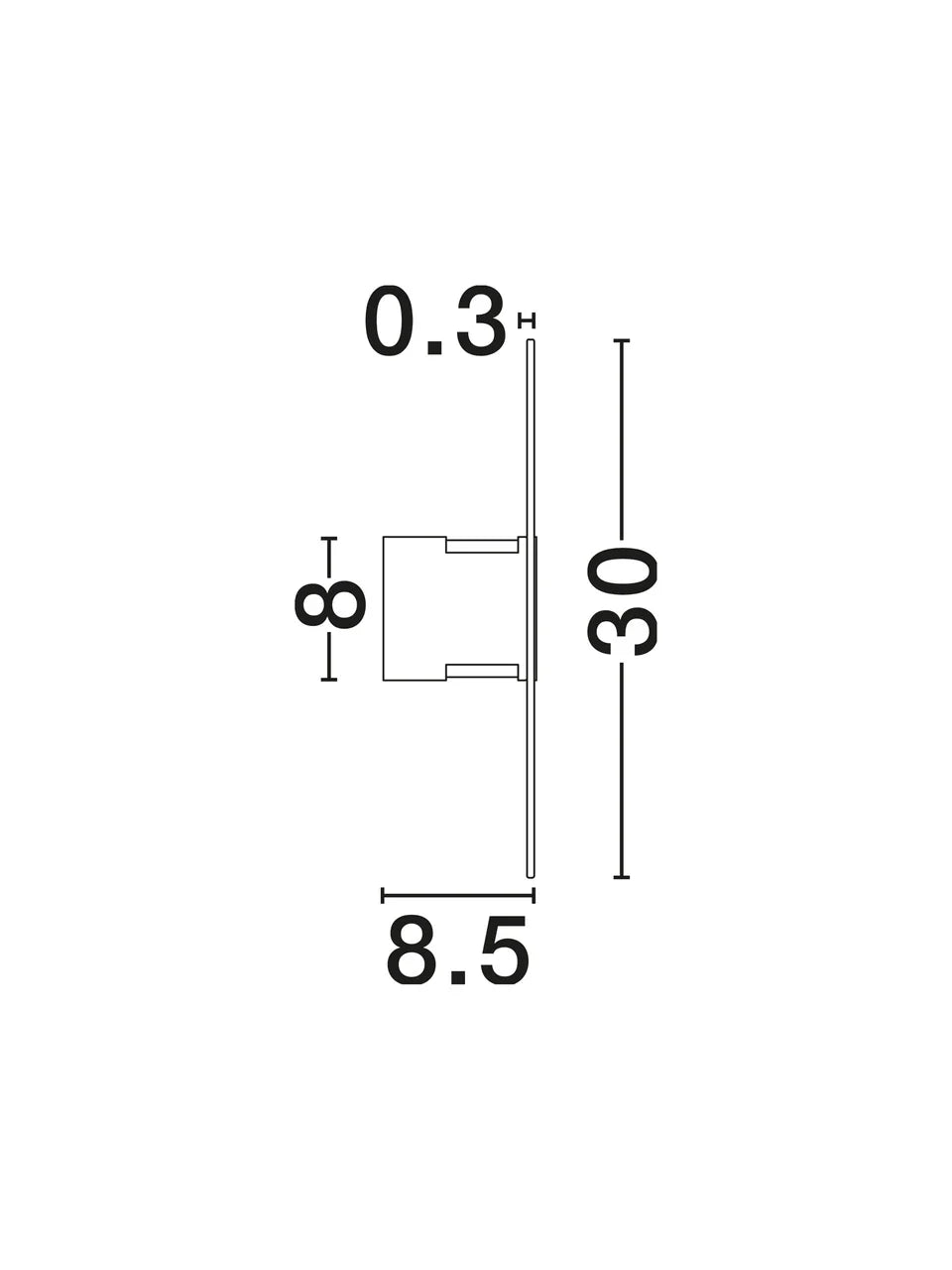 RIO Large Gold & Textured Clear Glass LED Round Wall Light - ID 15033