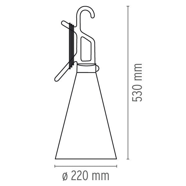 FLOS Mayday Black Table Lamp - CLEARANCE