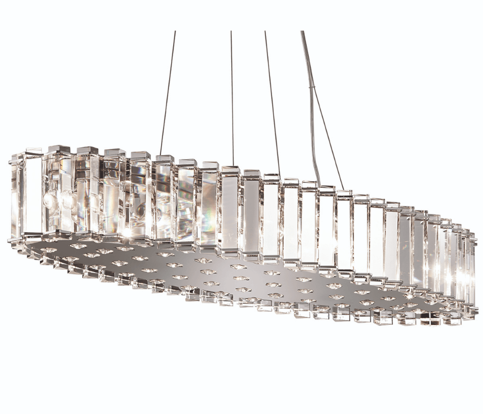 Hampstead Twelve Light Chrome IP44 Ceiling Light - ID 8582