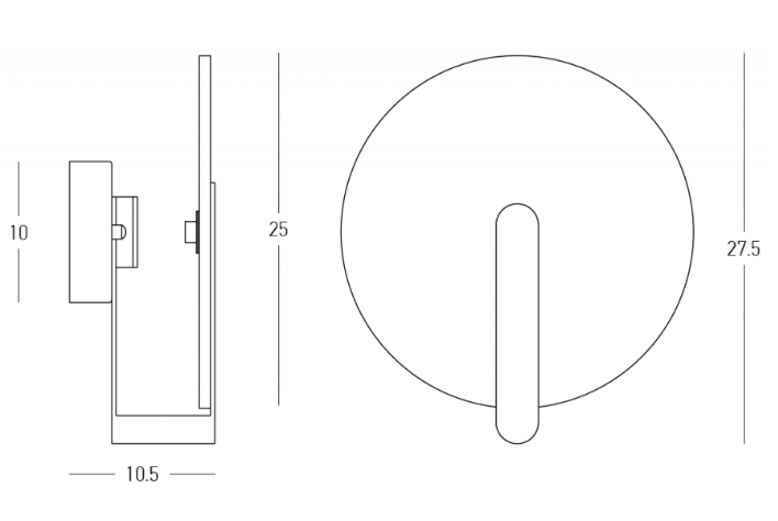 ZAM Alabaster Wall Light with Satin Brass Bar Detail ID 13894