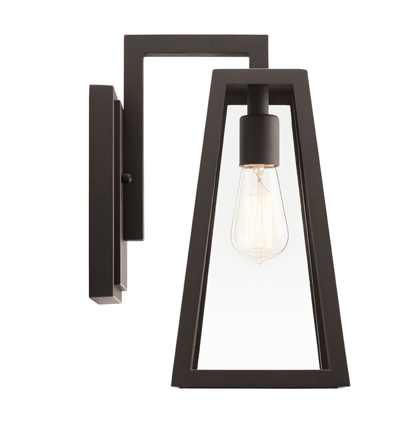 Rubbed Bronze Medium Exterior Wall Lantern - ID 14656
