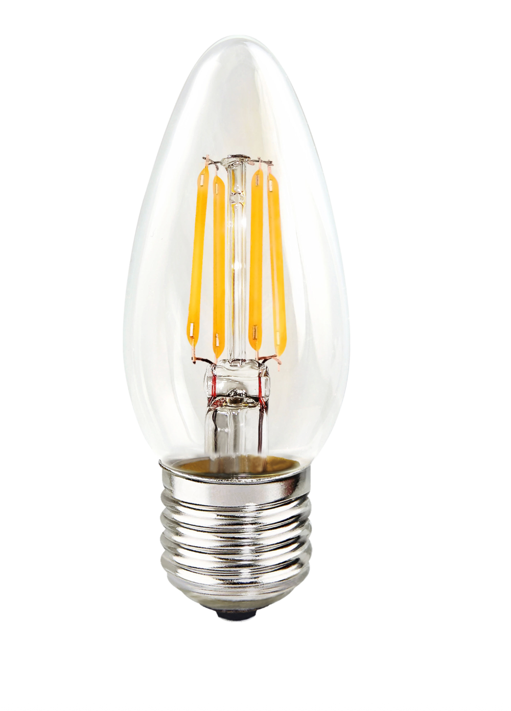 BBL Clear Candle Lamp E27 5W 2700K Dimmable - ID 14386