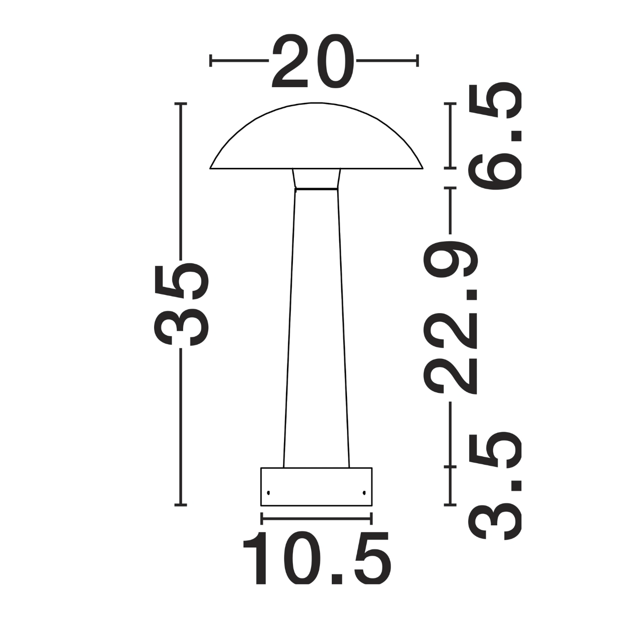 Morel 35cm White Sandstone Cement Exterior Coastal Bollard - ID 14795