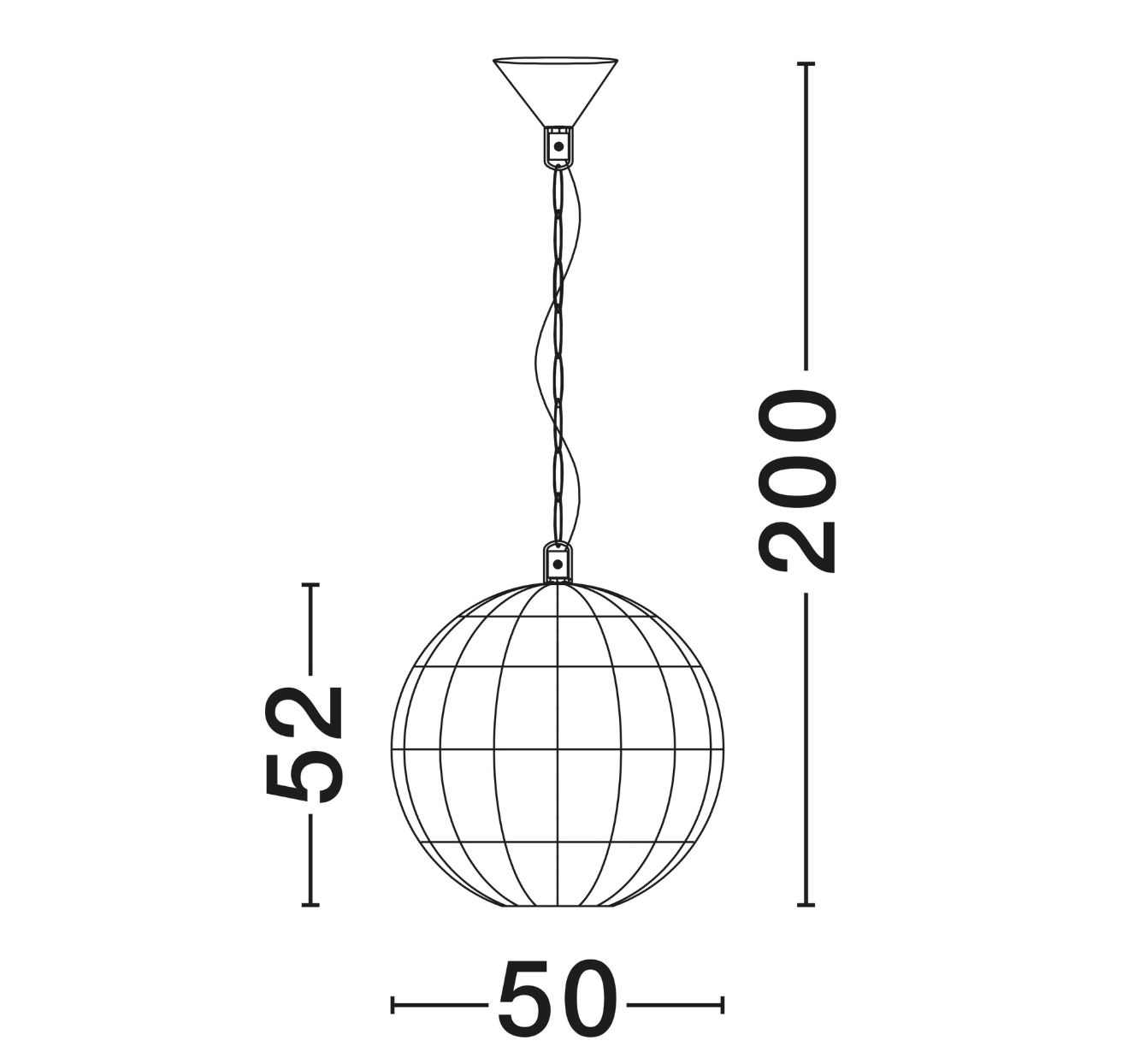 Sari Sphere Natural Woven Pendant Light - ID 14816