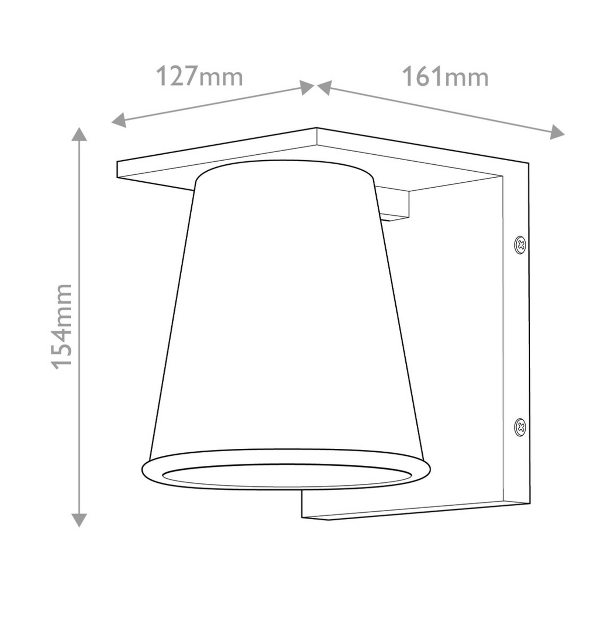 SAN White Coastal Exterior Wall Light - ID 15150