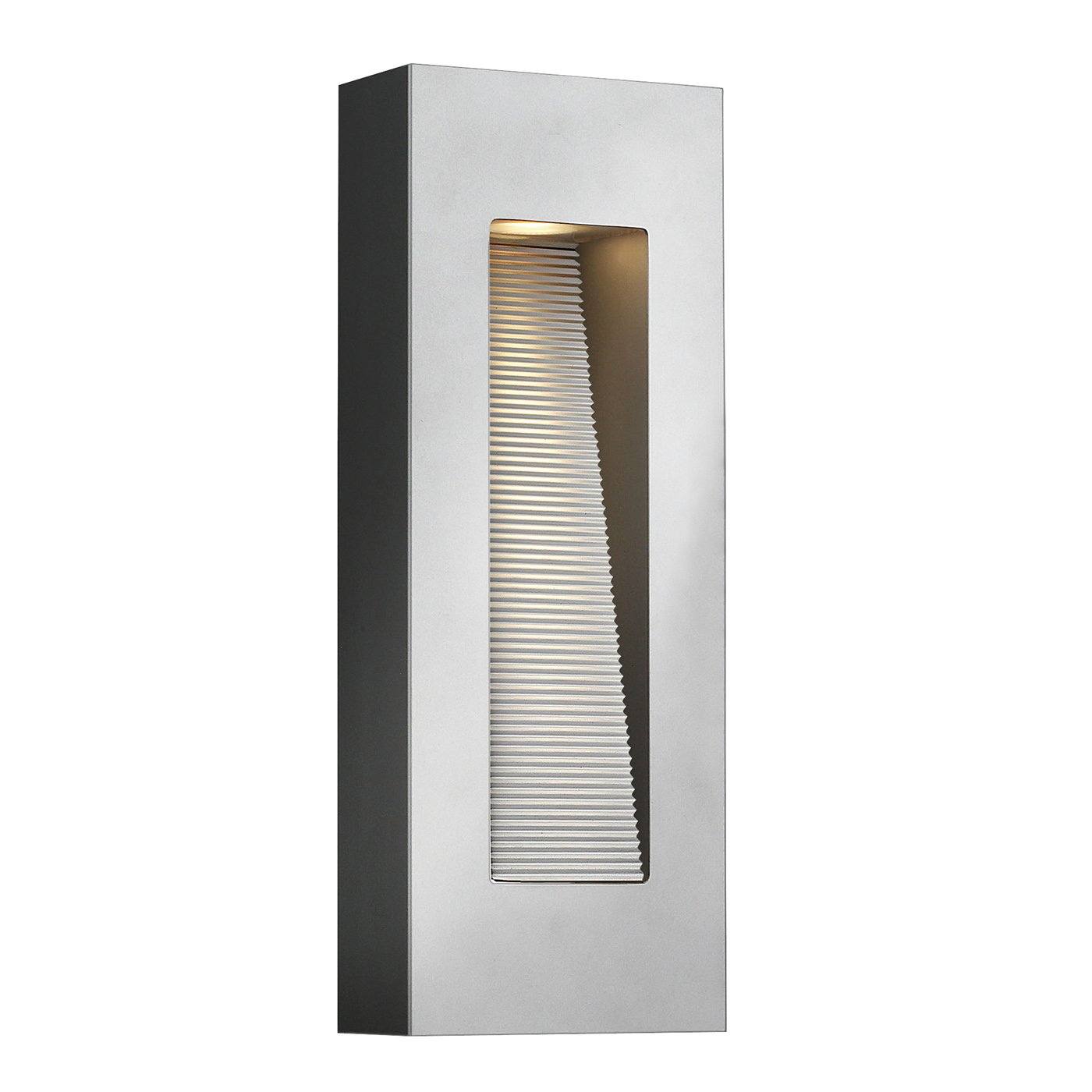 Titanium Medium LED Wall Light