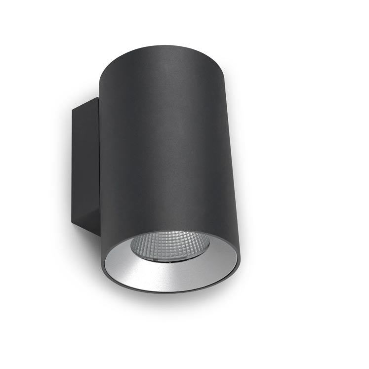 Halpin Small Graphite Aluminium Outdoor Up/Down Light 3000 Kelvin - ID 7438