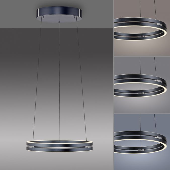 Ring Pendant Light with three colors brightness