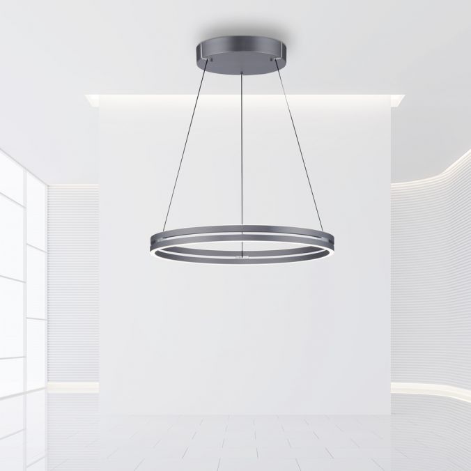 ELO Remote Controlled 70cm Height Adjustable Ring Pendant