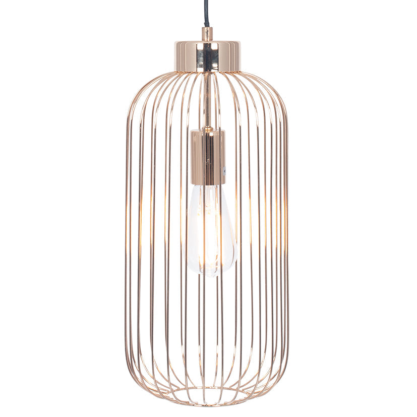 Culbokie French Gold Metal Long Wire Pendant - ID 9829