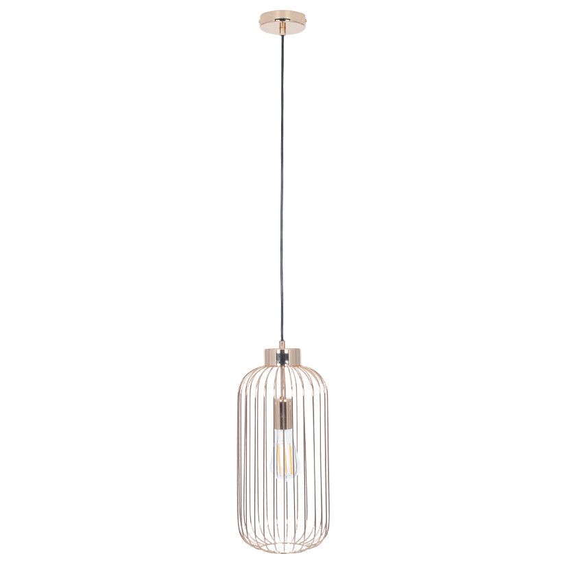 Culbokie French Gold Metal Long Wire Pendant - ID 9829