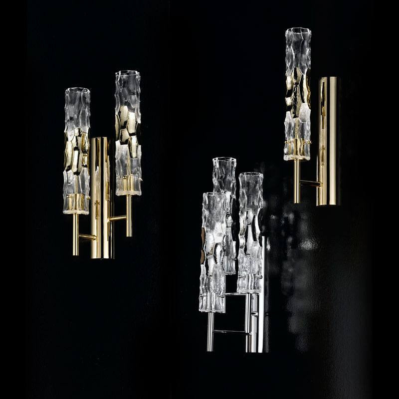 Becton Murano Glass Double Wall Light - ID 8053