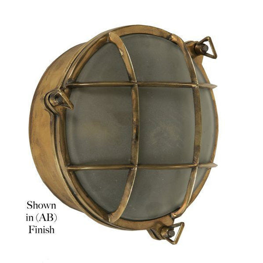 Classic Reproductions Ships Bulkhead Light (Large) 9 Inch - London Lighting - 1