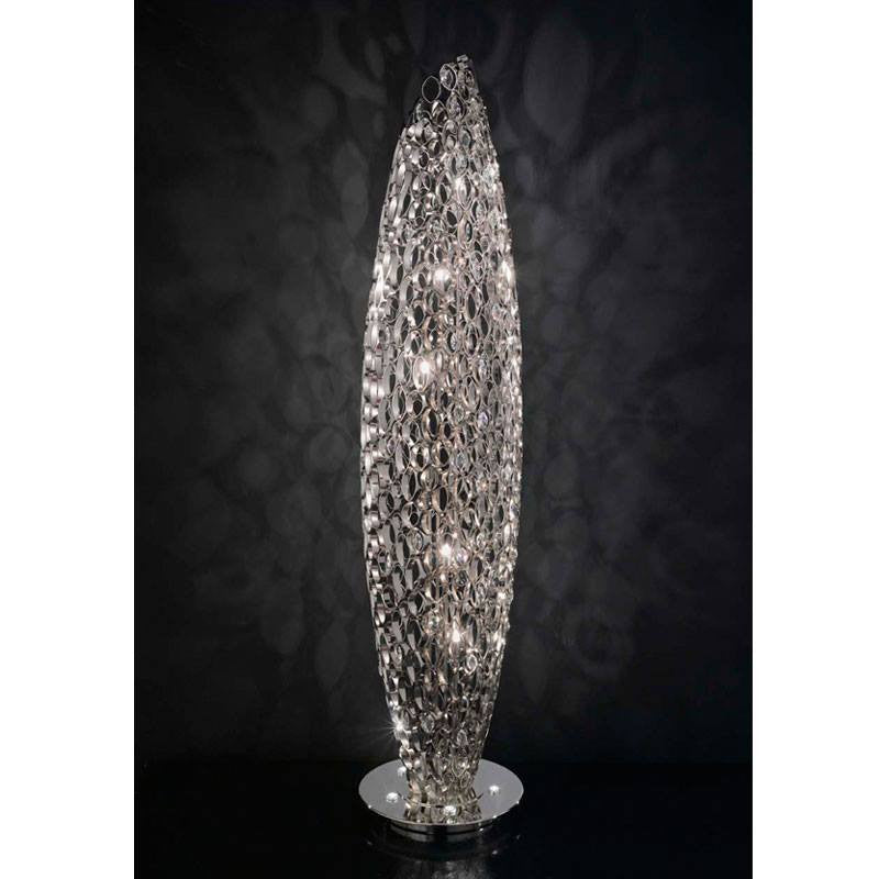 Canning Floor Lamp with LED in Base - 8147