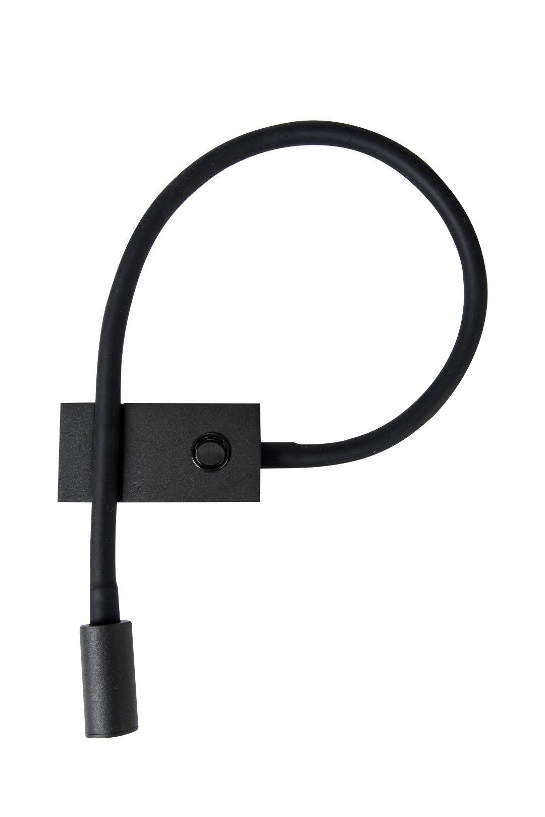 Black Flexible LED Bedside Wall Light - ID 8592