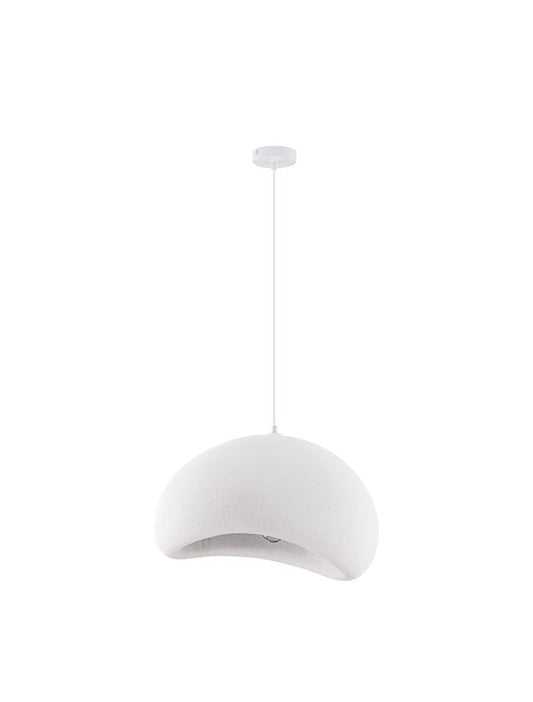 LEF Medium Sandy White Polyurethane & Resin Quaver Pendant - ID 13565