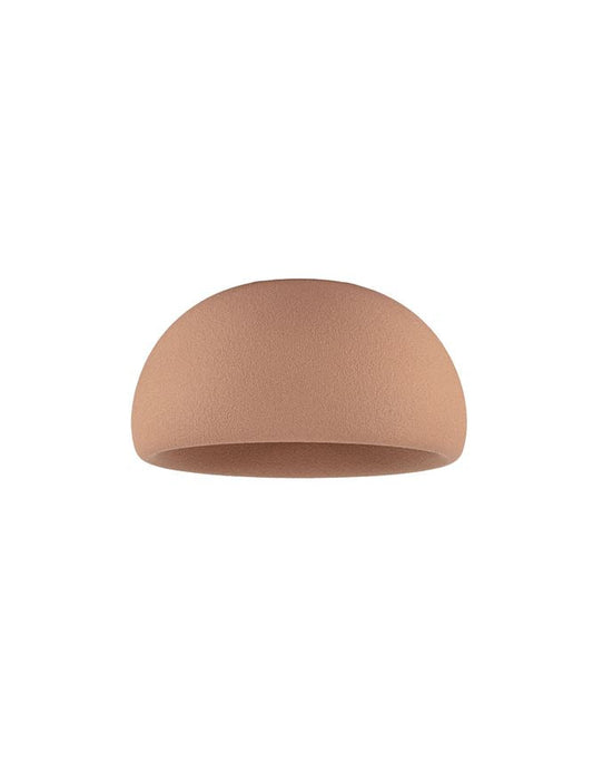 DAV Stone Red Polyurethane Natural Form Large Semi-Flush Ceiling Light - ID 14500