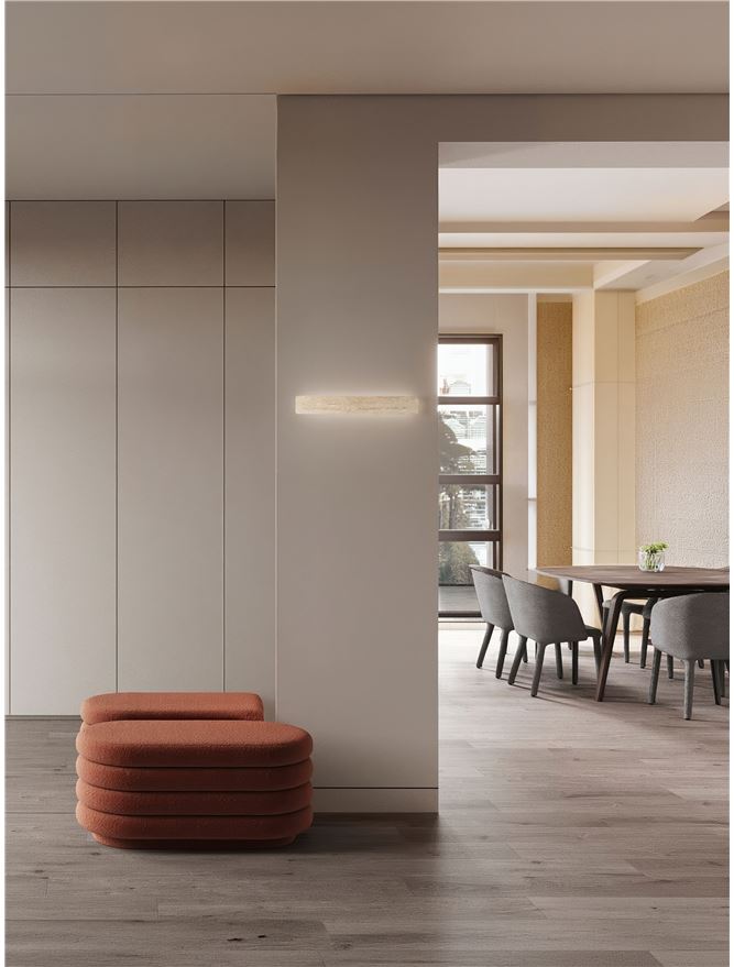 ALY Natural Travertine LED Wall Light - ID 14511