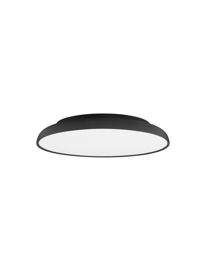 LIN Sandy Black 45cm LED Flush Ceiling Light - ID 14555
