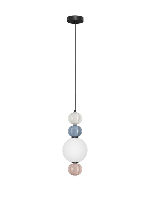 AZZ Ceramic and Glass Abstract Sphere Single Pendant - ID 14744