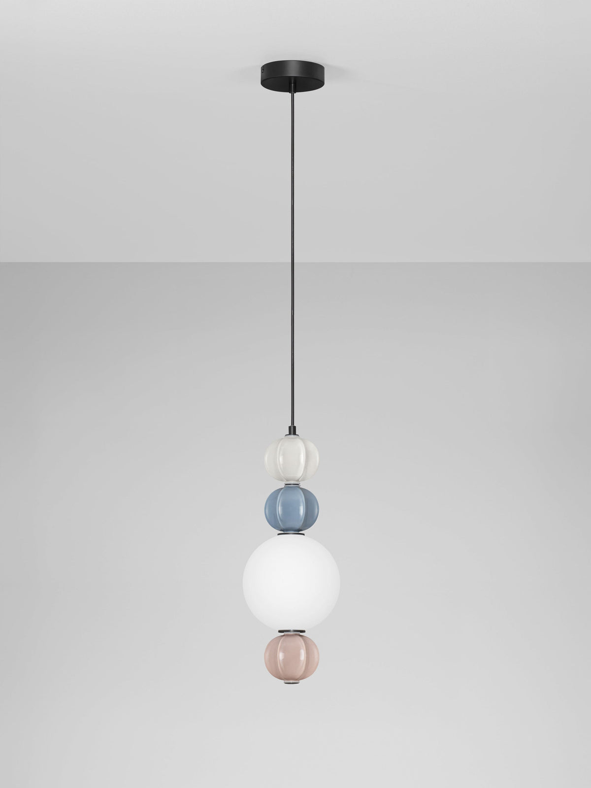 AZZ Ceramic and Glass Abstract Sphere Single Pendant - ID 14744