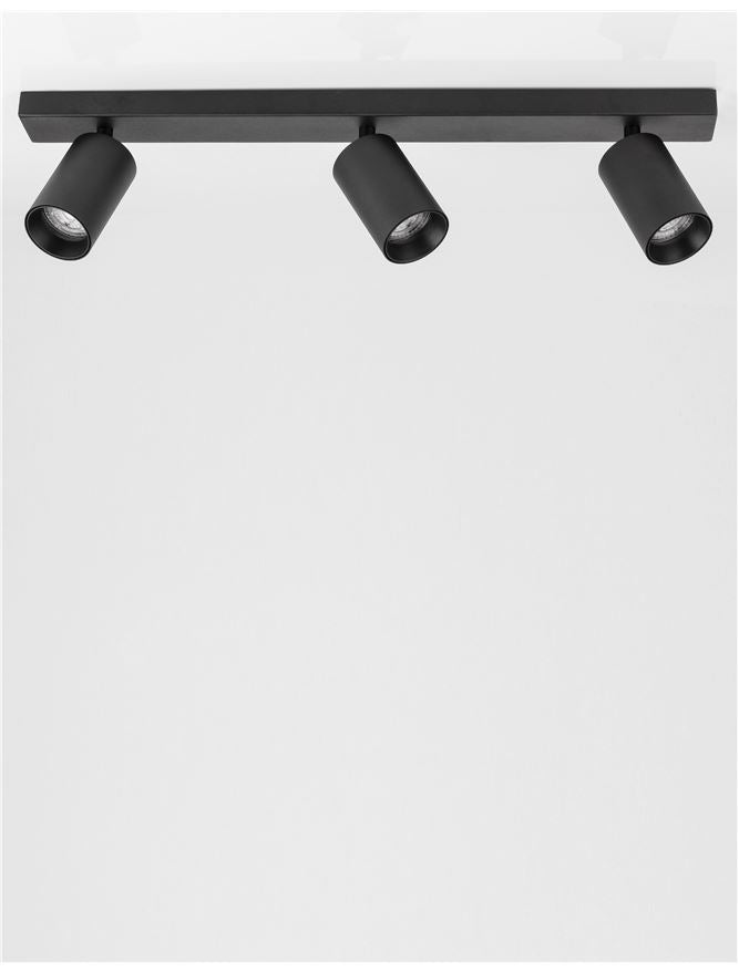 NL Sandy Black Triple Linear GU10 spotlight - ID 11161