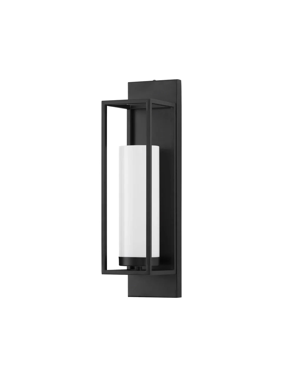 ULI Black & Opal Glass Wall Light - ID 14819