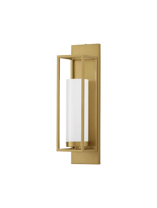 ULI Gold & Opal Glass Wall Light - ID 14820