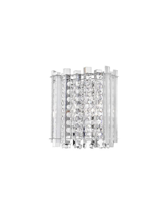 ELE Chrome Aluminium & K9 Crystal Wall Light - ID 10487