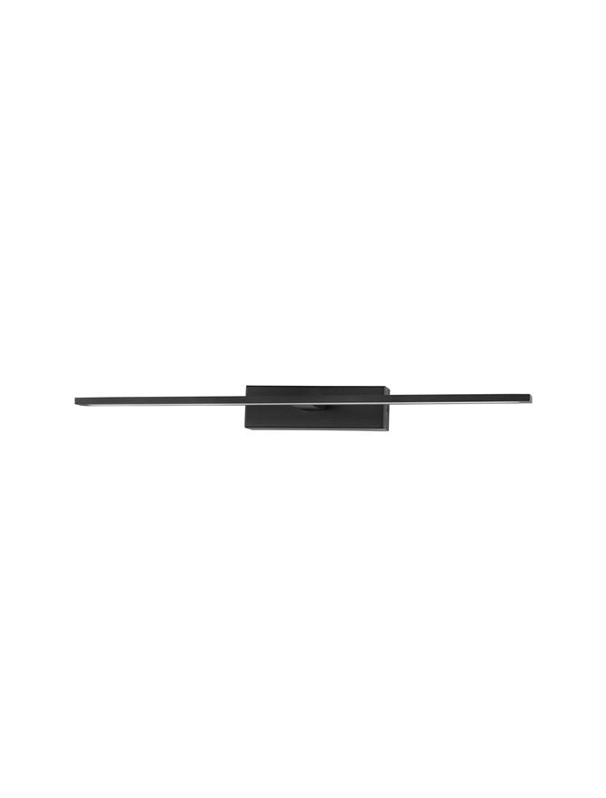 MON 62cm Black Single Arm LED Bathroom Wall Light - ID 10976