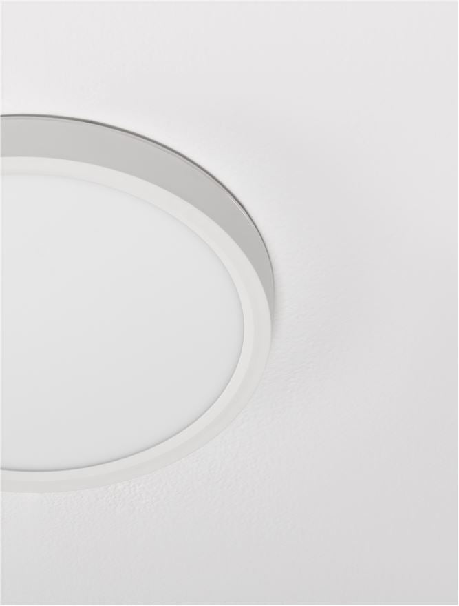 DIX White 22cm Ultra-Slim LED Ceiling Light with Selectable CCT - ID 14577
