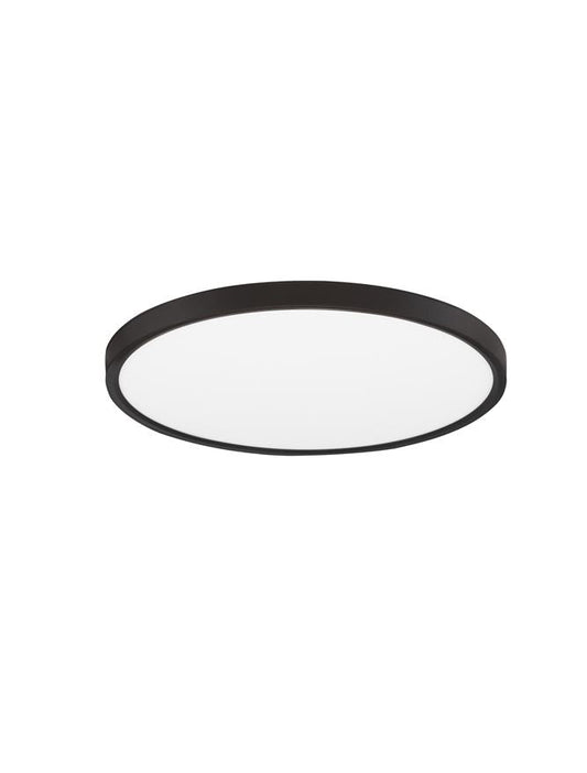 DIX Black 40cm Ultra-Slim LED Ceiling Light with Selectable CCT - ID 14582
