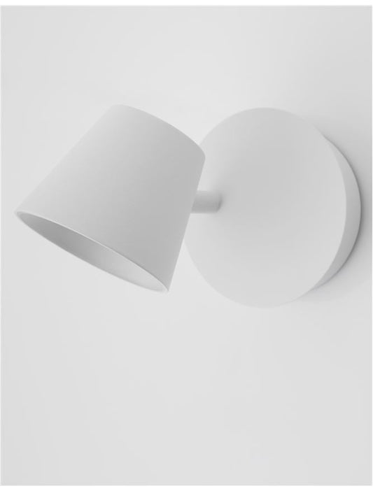 BAG Sandy White Metal Single Spotlight With Concealed Light Source  - ID 11064