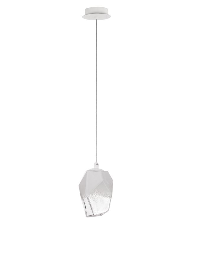 ICE Gradient Glass Ice Crystal Single Pendant - ID 10624