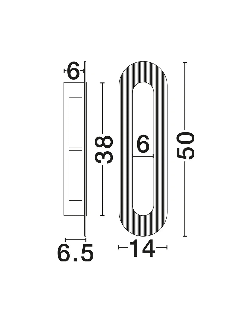 RIO Medium Gold & Textured Clear Glass LED Linear Wall Light - ID 15027