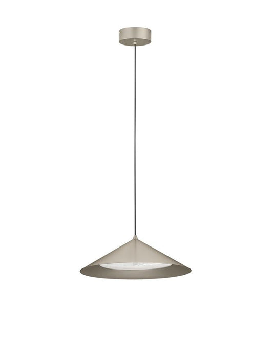 ARI Matt Silver Metal Prismatic LED Pendant - ID 14495
