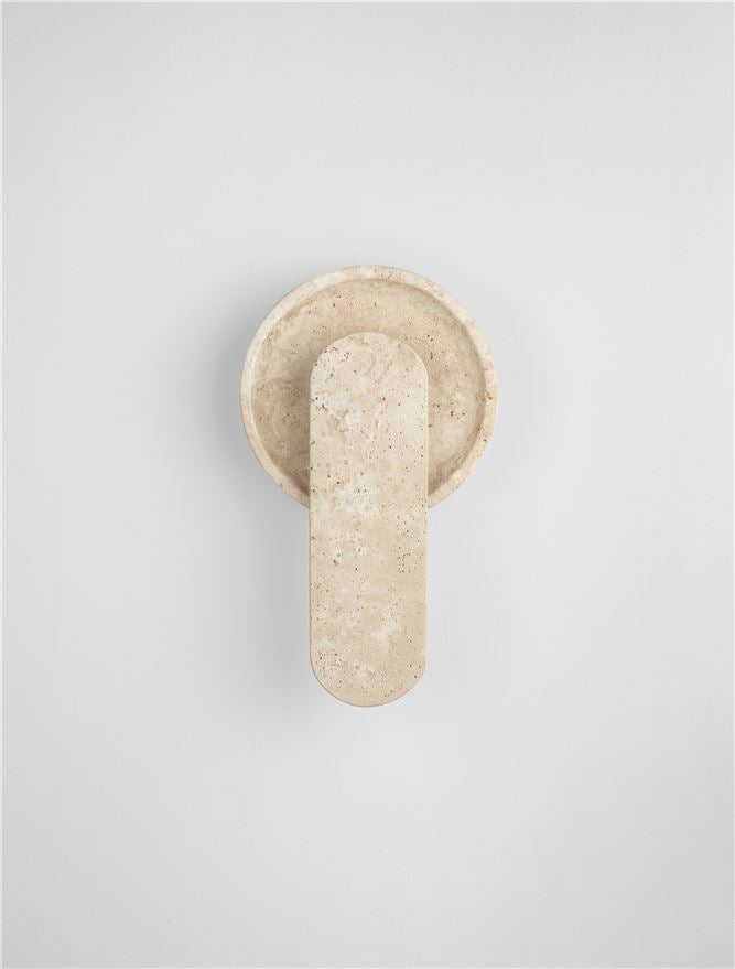 MAV Yellow Travertine Layered Wall Light - ID 14107