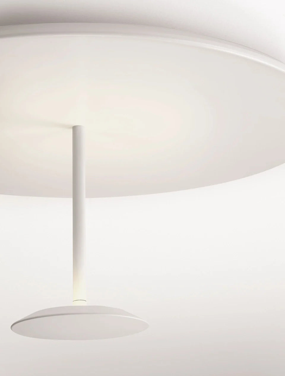 IMA Sandy White Medium Semi-Flush Ceiling Light - ID 14817