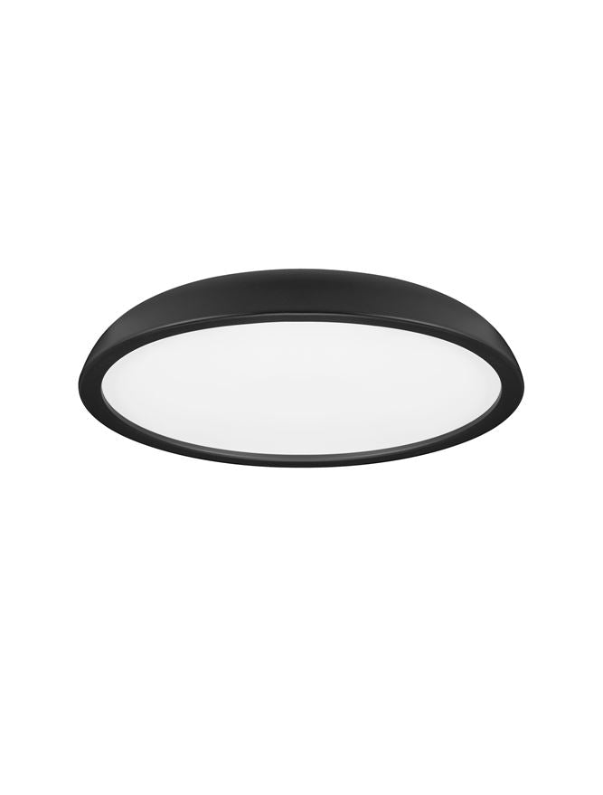 FEL Sandy Black 60cm LED Flush Ceiling Light - ID 14568