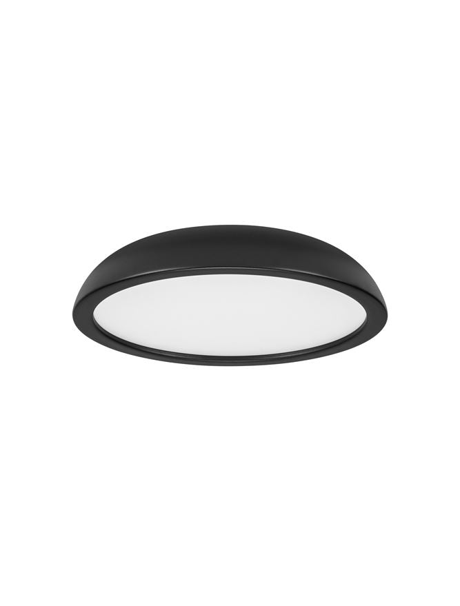 FEL Sandy Black 45cm LED Flush Ceiling Light - ID 14565