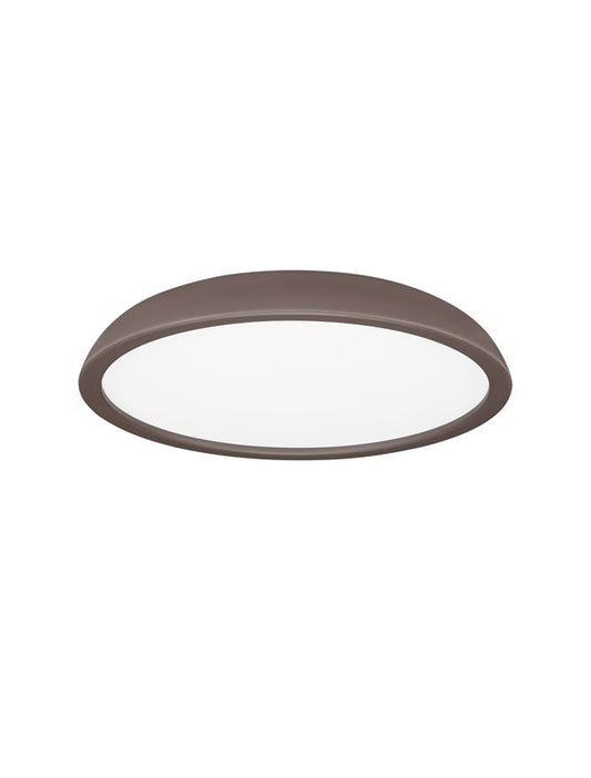 FEL Brown Steel 60cm LED Flush Ceiling Light - ID 14570