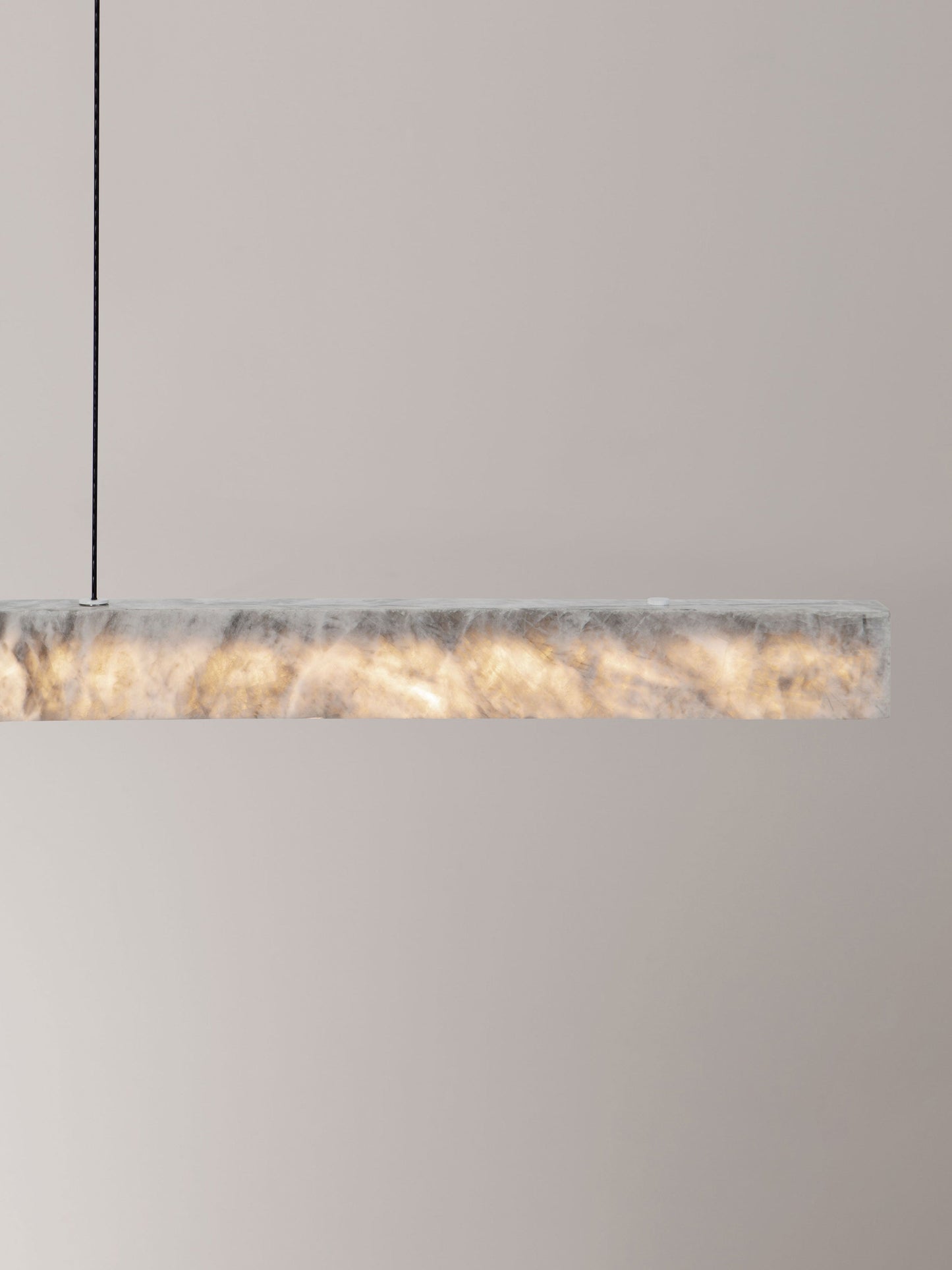 VAL Natural Marble Stone Linear Pendant - ID 14343