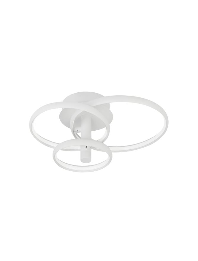 EMI Sandy White Aluminium & Acrylic Adjustable Ceiling Light - ID 10323