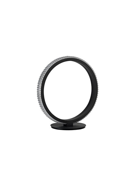NAG Table Lamp In Sandy Black Aluminium & Acrylic - ID 10234
