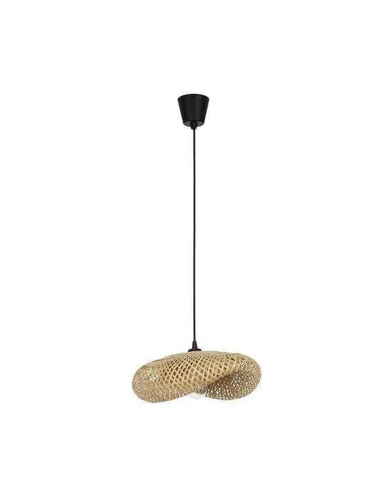 ADE Natural Woven Bamboo Pendant Small - ID 13748