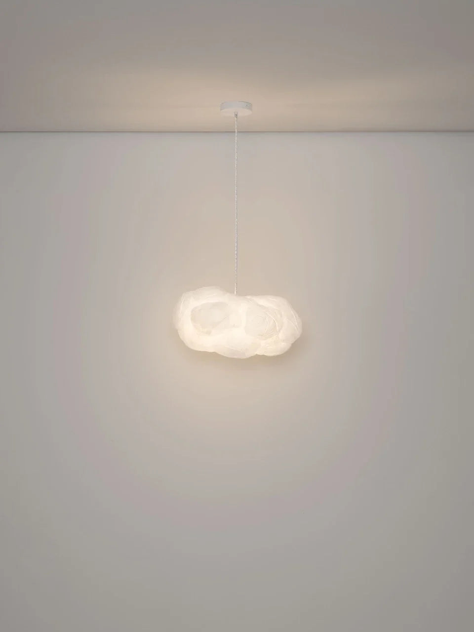 CLOUD 50cm Cotton & Artificial Silk Pendant - ID 15067