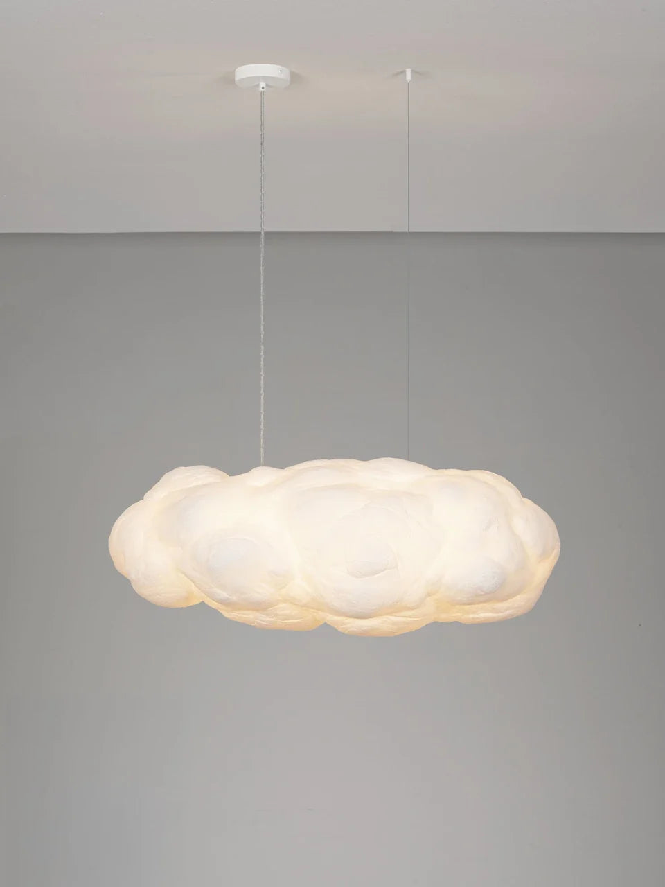 CLOUD 100cm Cotton & Artificial Silk Pendant - ID 15070