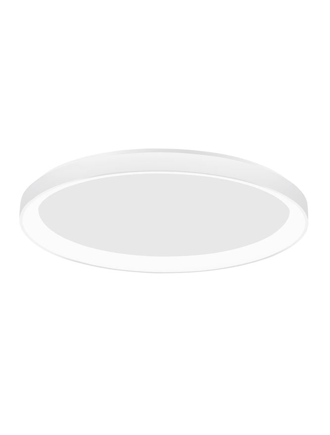 PER Dimmable Sandy White Aluminium & Acrylic 2700k Thin 38cm Ring Flush Small - ID 14588